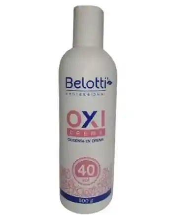 Belotti Crema- Oxigenta En Crema X 500 Ml De 10, 30 Y 40 Vol $ 10800 C/u