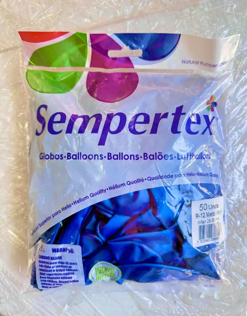 Globos R-12 X 50 Unidades Satinados Sempertex