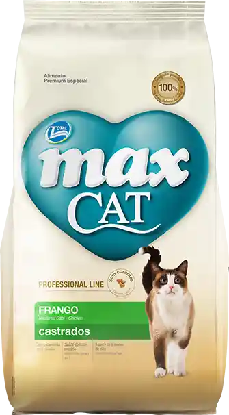 Max Alimento Para Gatos Castrados Max Gatos Esterilizado Max Gato 1 Kg
