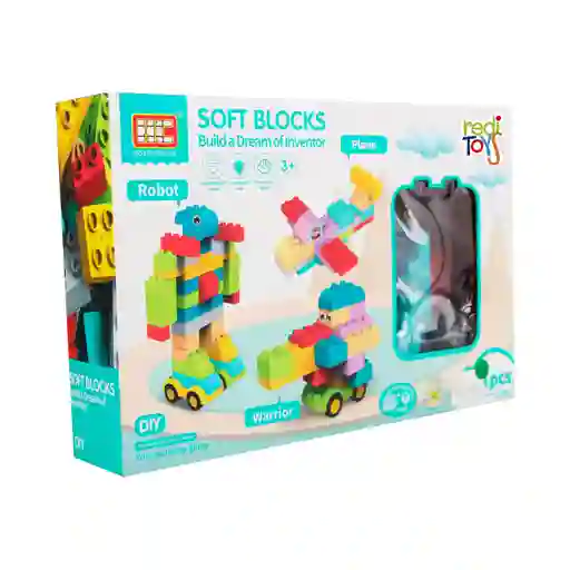 Mega Blocks Soft De 34 Pcs