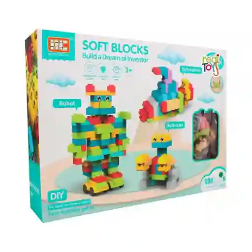 Mega Blocks Soft De 126 Pcs