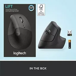 Mouse Ergonómico Avanzado Logitech Lift Vertical / Grafito