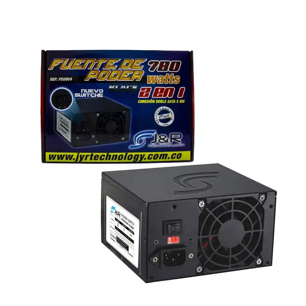 Fuente De Poder 780w Plus 2 En 1 Jr 24 Computador