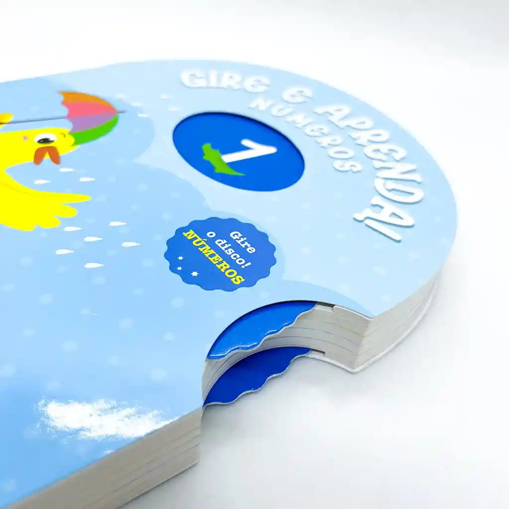 Libro Didáctico Gira Y Aprende Los Números Para Niños Bebes