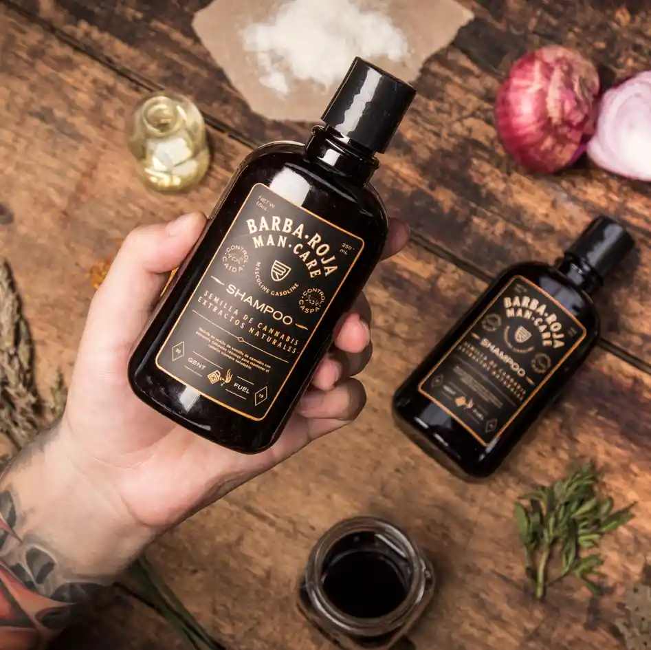 Shampoo Para Barba Y Cabello Barba Roja X 250 Ml