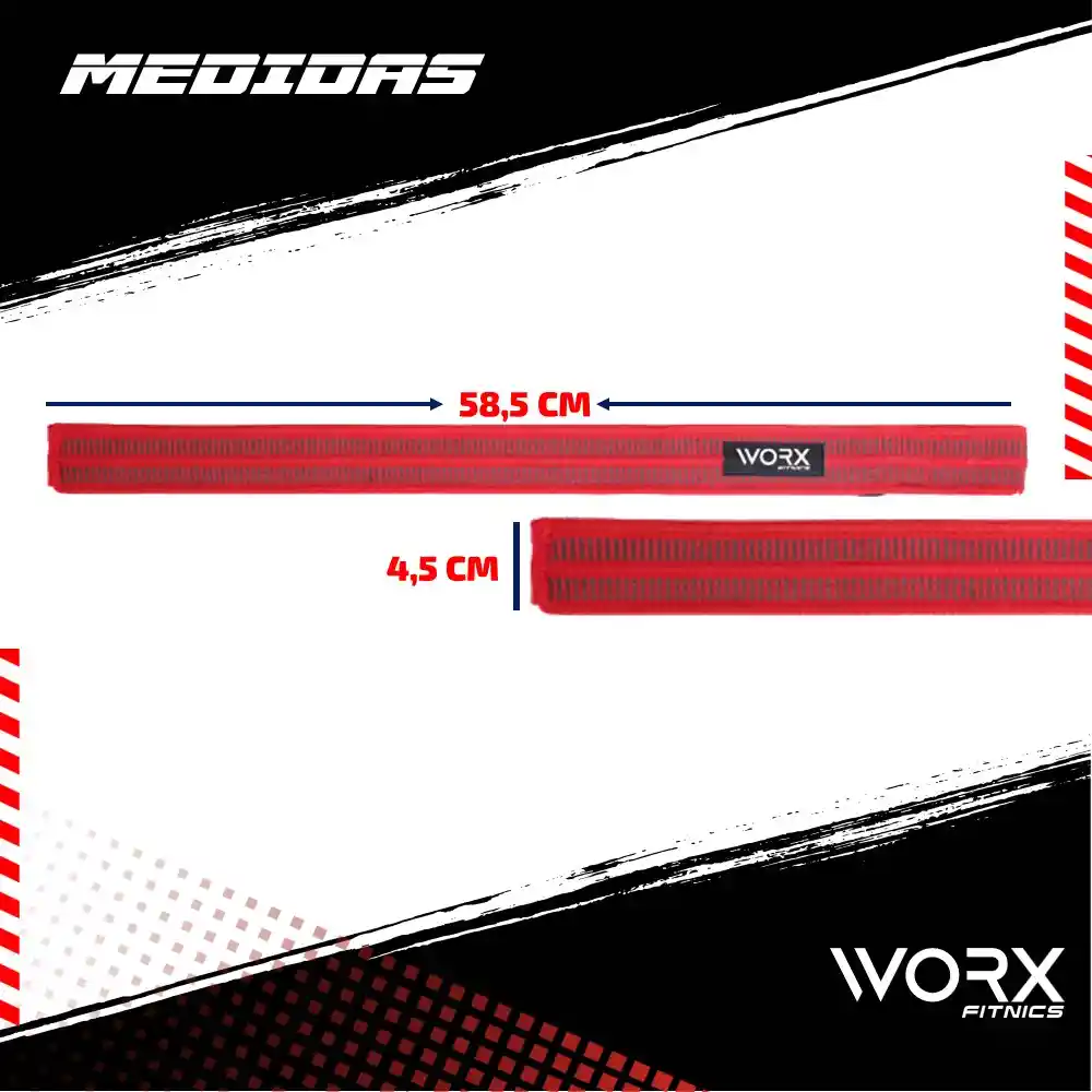 Straps Correas Levantamiento Worx Pesas Gym Gimnasio Set 2