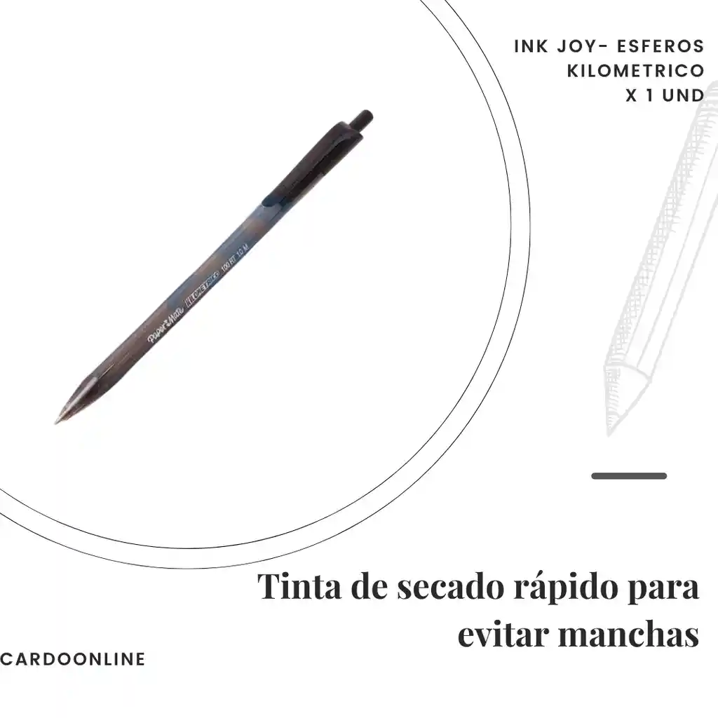 Ink Joy-esfero Kilometrico Retractil Maxigel 0.7mm