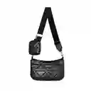 Bolso Dama Manos Libres Mujer Con Monedero Karla Chacon Rina Negro