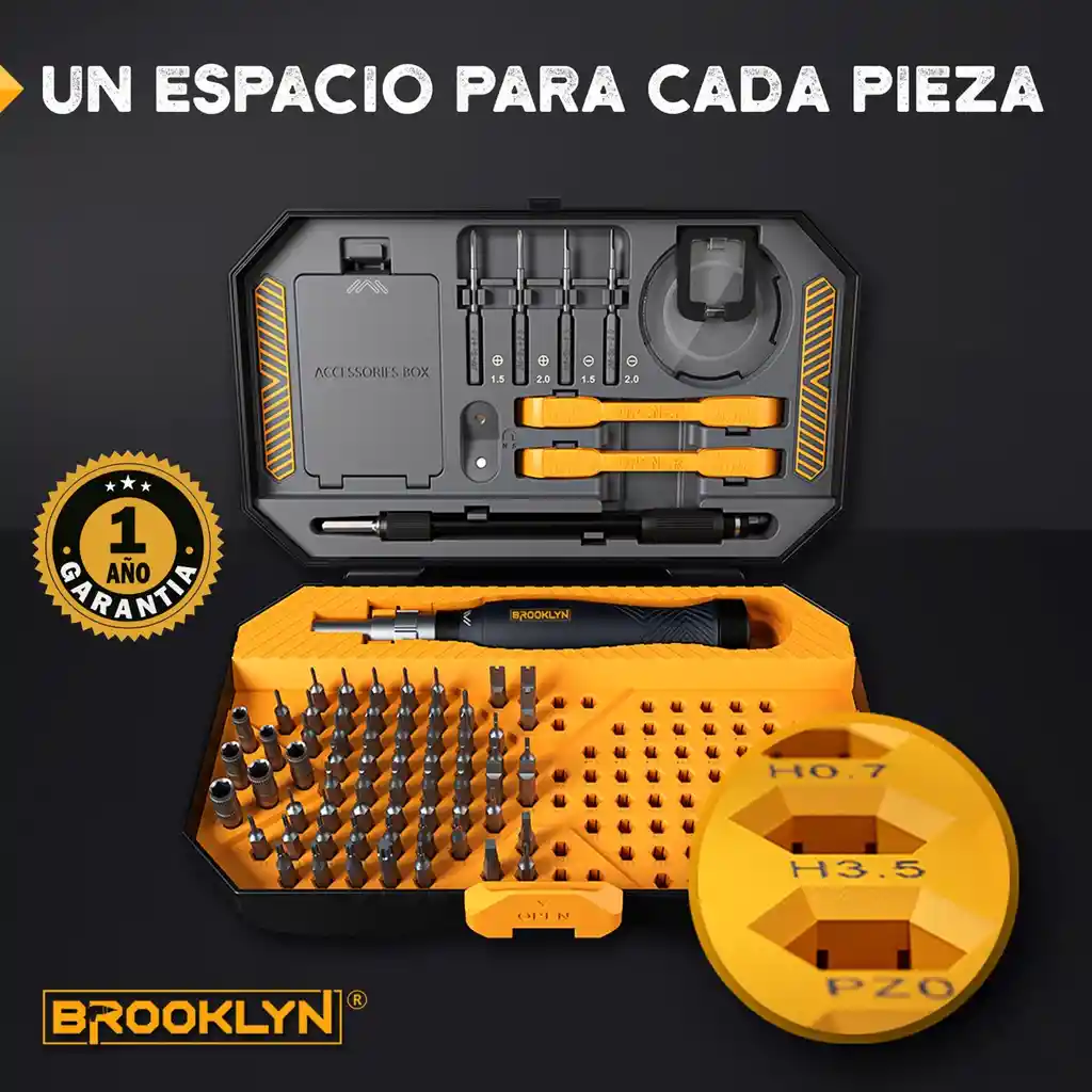 Destornilladores De Precision Brooklyn Juego Set 145 Piezas