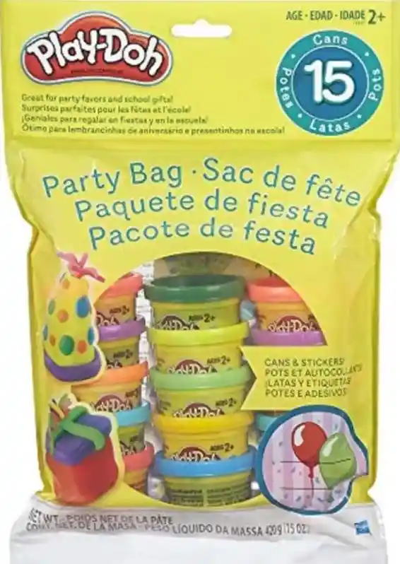 Play-doh Party Bag Set X15 Plastilina Didáctico