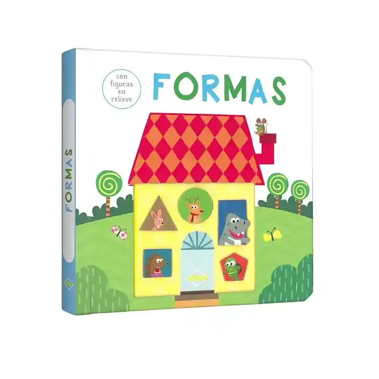 Libro Sensorial Las Formas Figuras Con Relieves Niños Bebes