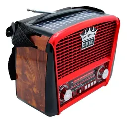 Radio Parlante Clásico Mk-455uc Con Panel Solar – Sonido Retro Y Energía Ecológica