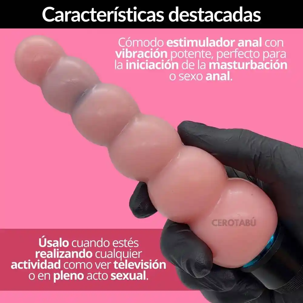 X2 Vibrador Anal Y Vaginal + 2 Lubricantes Anal Y Neutro