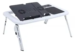 Mesa Ajustable Portatil Multiuso Laptop E-table Ventilador