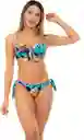 Vestido De Baño Bikini Praie Ref: 1028 Selva Tropical Push-up S M L Xl