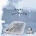 Cubos Hielo Metálicos, 6 Pzs, Acero Inoxidable