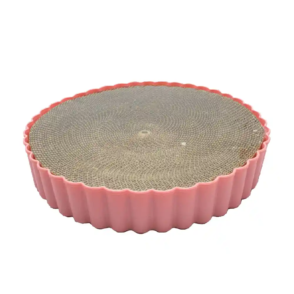 Rascador Tipo Torta Rosado