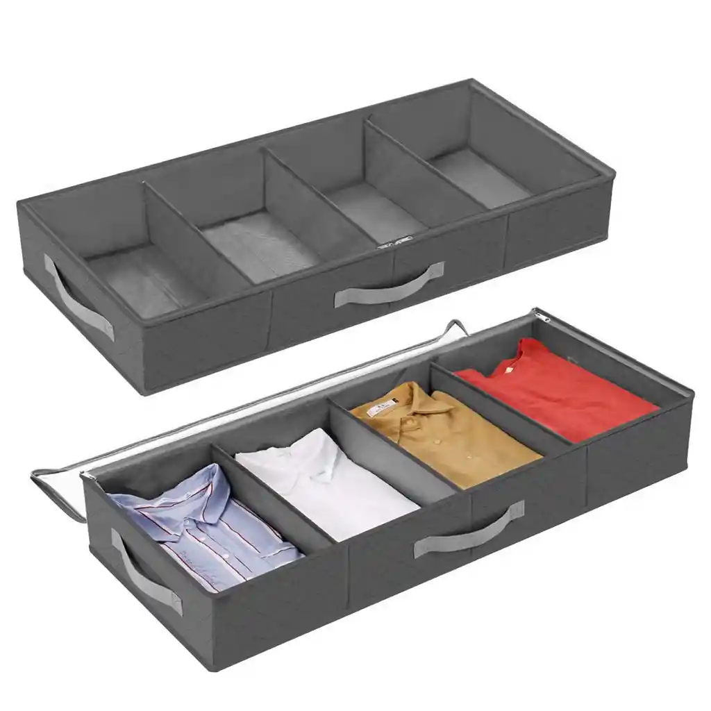 Organizador Almacenamiento De Ropa Casatua Bajo Cama Set 2