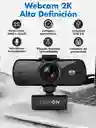 Webcam Camara Web Linkon 2k 1440p Usb Microfono + Tripode