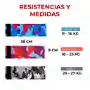 Bandas Elasticas Resistencia Tela Estampada Fitnics Set X 3