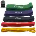 Bandas Elasticas Resistencia Poder Fitnics Set 5 Latex + Bolsa