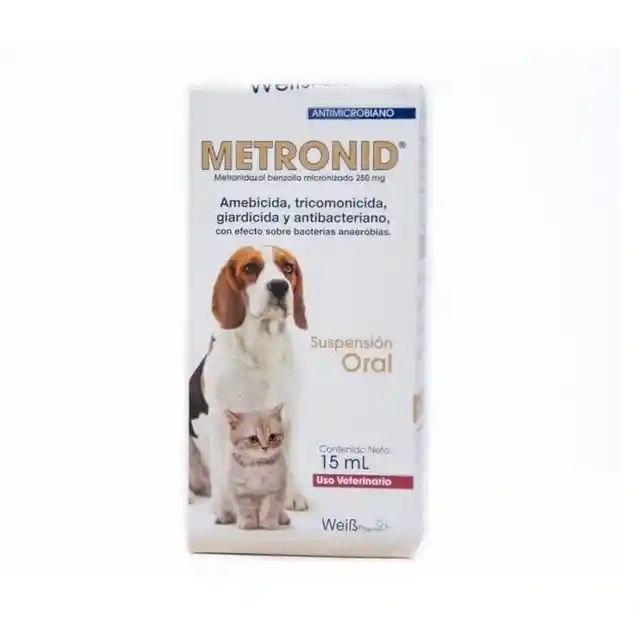 Metronid X 15 Ml Metronidazol Antibacteriano 15 Ml