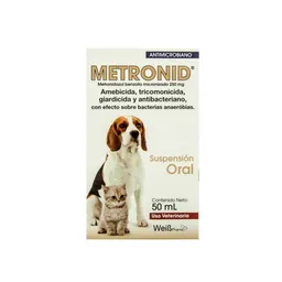 Metronid X 50 Ml Metronidazol Antibacteriano 50 Ml