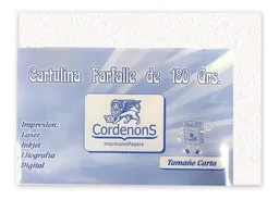 Cartulina Farfalle Tamaño Carta De 180 Gr Pte X 50 Unidades