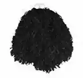 Pompones De Porrista Color Negro X2 Unidades