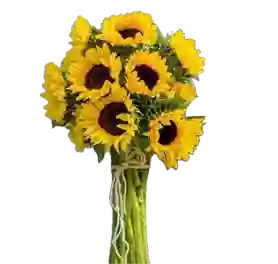 Bouquet De 12 Girasoles