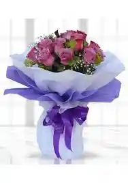 Bouquet De Rosas Moradas