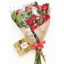 Rosas En Cascada Con Ferrero X4