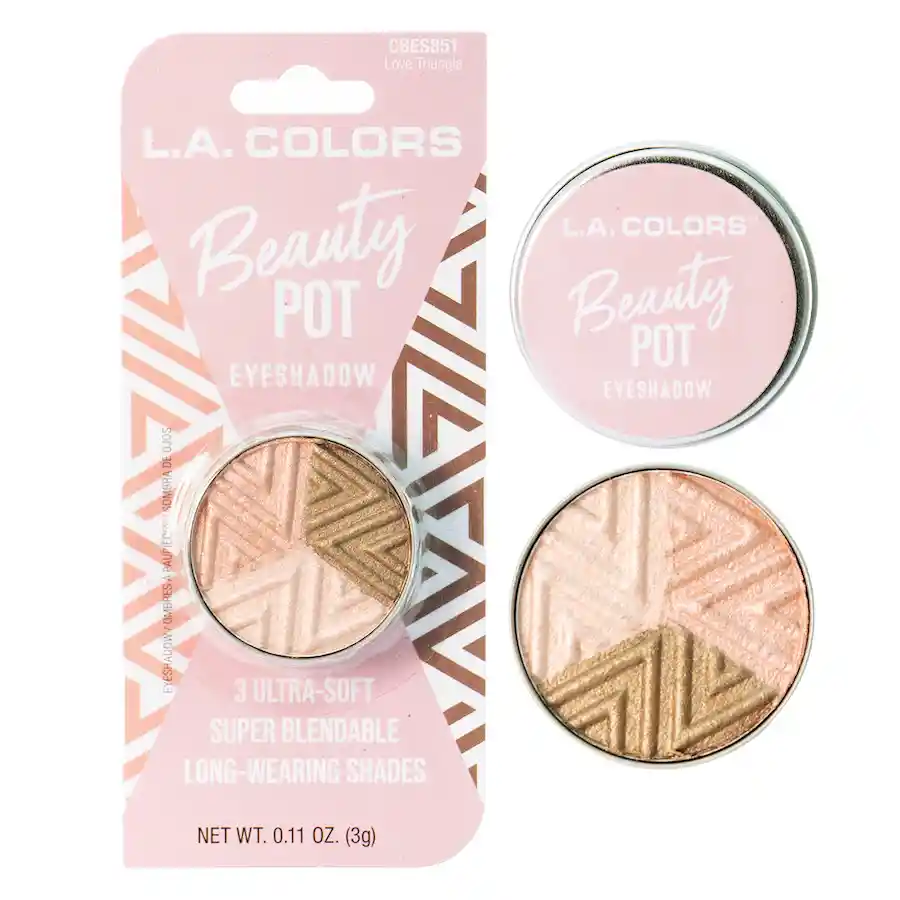 Sombra En Trio Beauty Pot Love La Colors