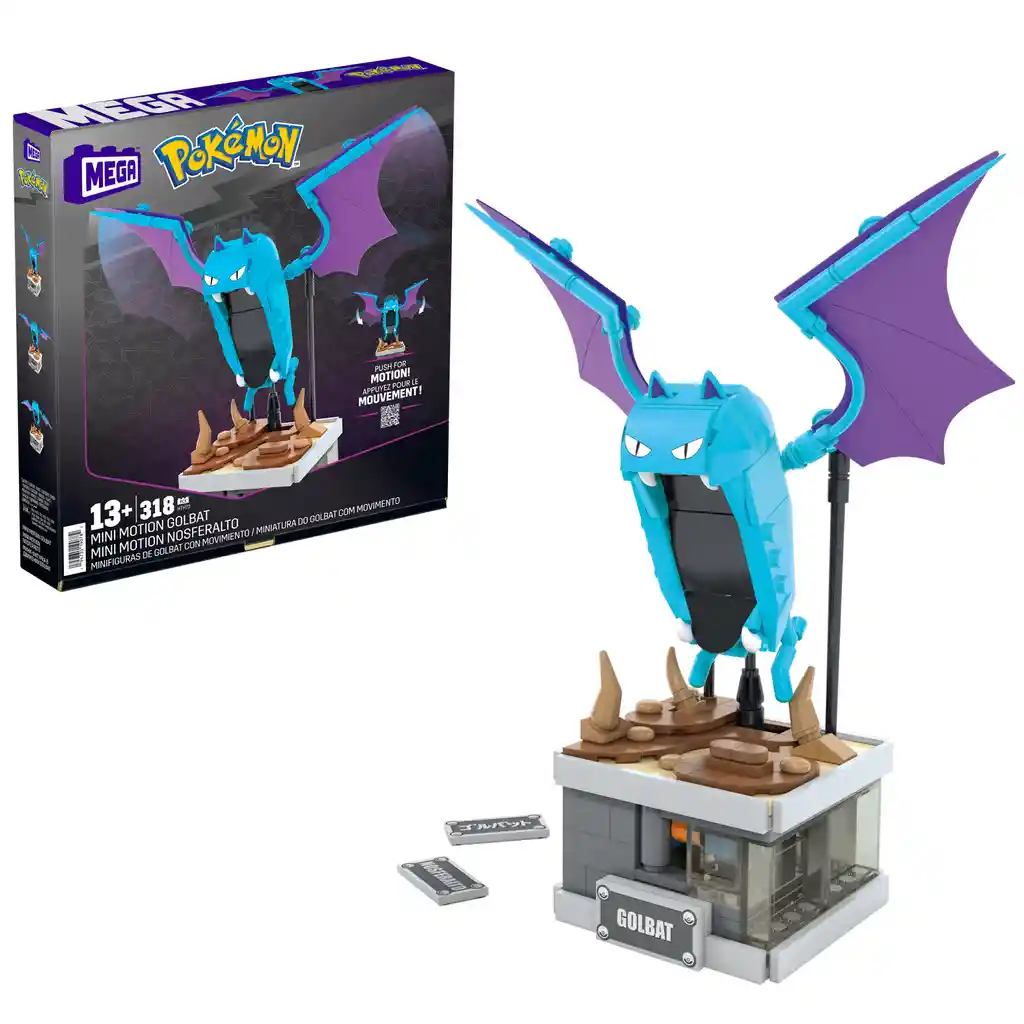 Mega Pokemon Mini Motion Golbat