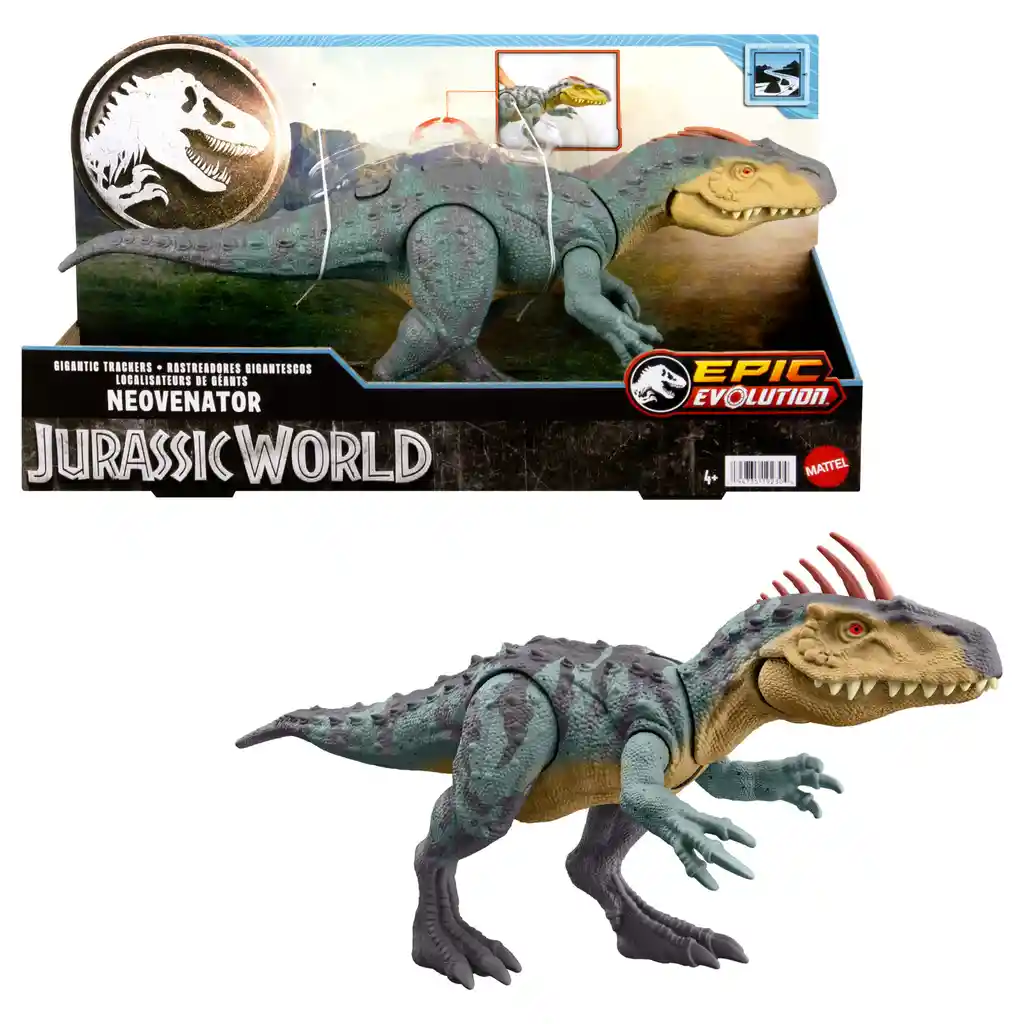 Jurassic World Dinosaurio Rastreadores Gigantes Neovenator