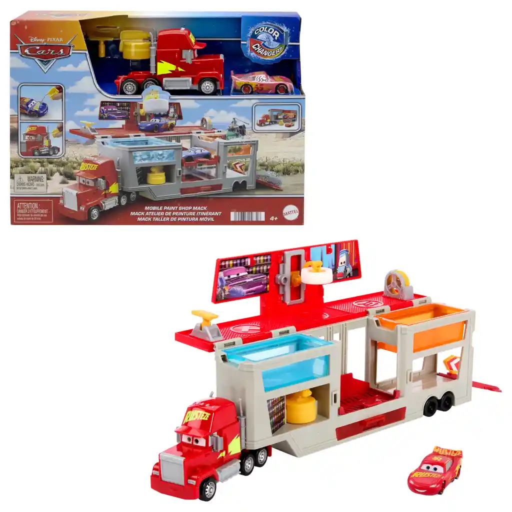 Cars De Disney Y Pixar Set De Juego Mack Color Changers