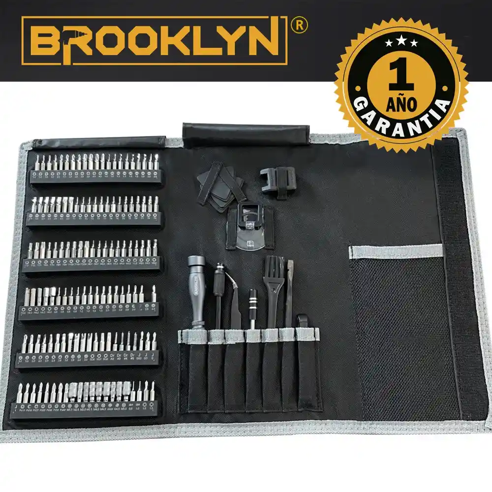 Destornilladores De Precision Brooklyn Set Juego 141 Piezas