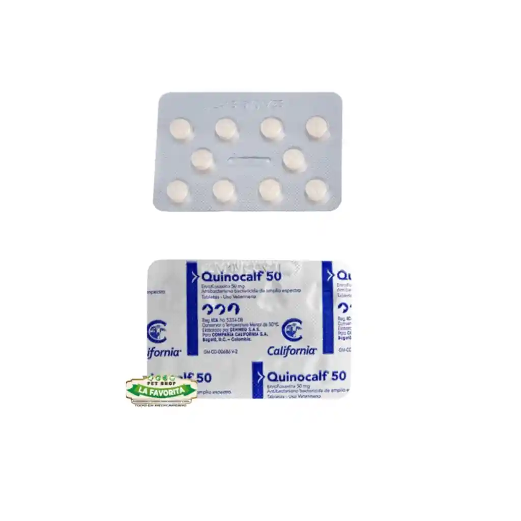 Quinocalf 50mg X10 Tabletas