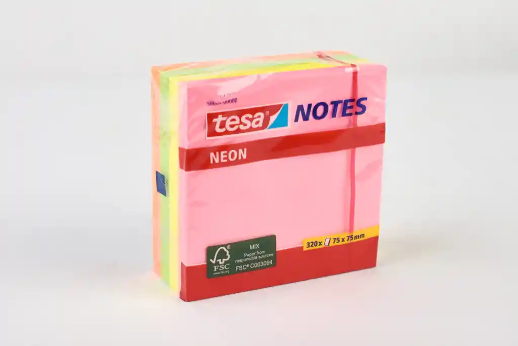 Nota Adh Tesa Neon X4col Cubo (60)