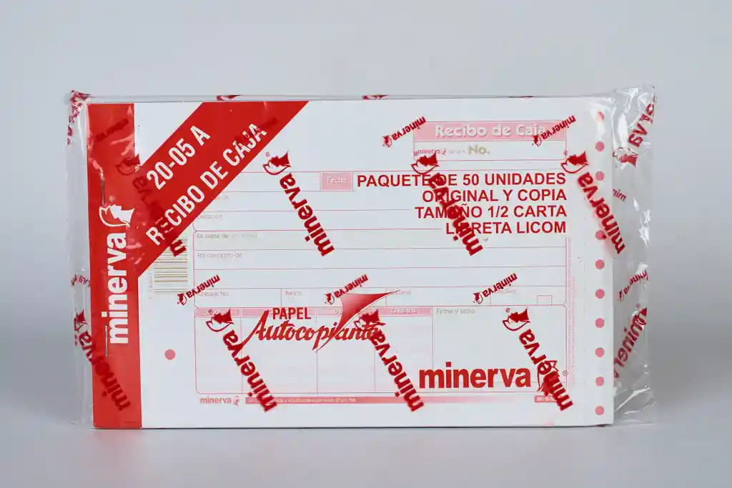 Forma Minerva Recibo D/caja 50x3 2005a(