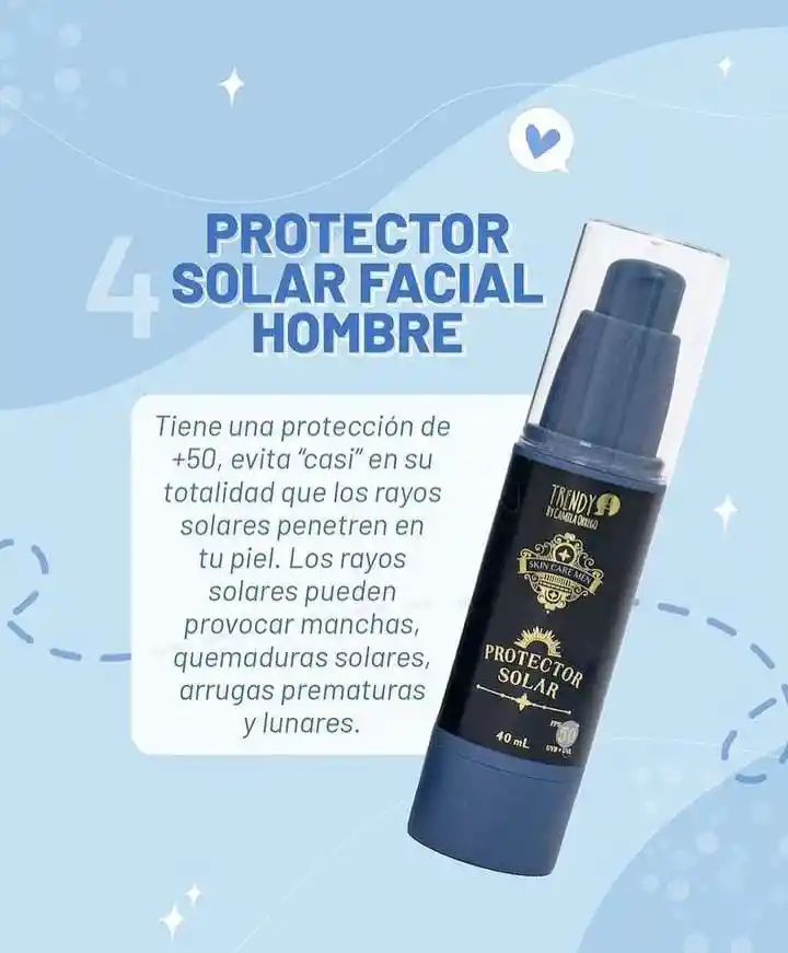 Protector Solar Para Hombre Trendy Skincare Ref Pfh1240