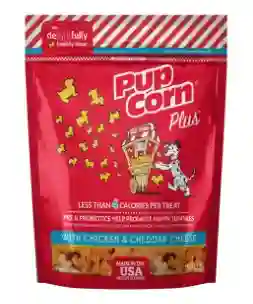 Pup Corn Plus Dog Snack Pollo Y Queso Cheddar 113.4 Gr