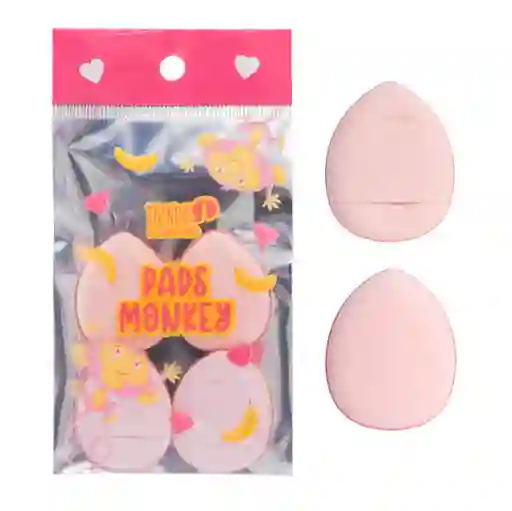 Kit X 4 Mini Pomos Esponjas Maquillaje Trendy