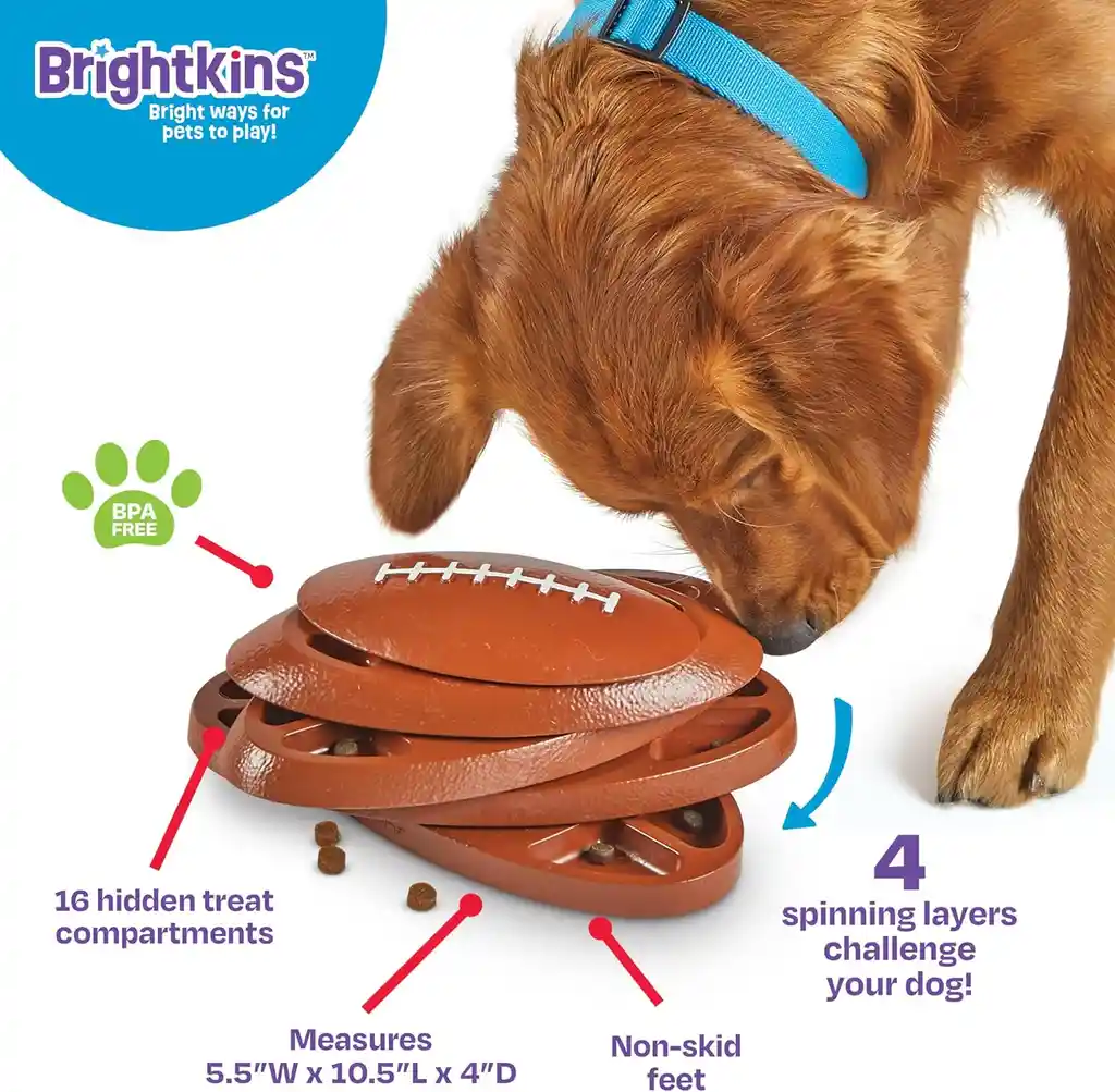 Rompecanezas Para Perros Football - Brightkins™