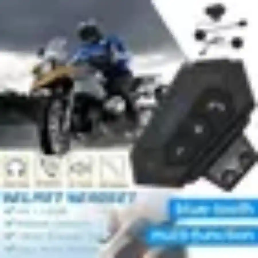 Intercomunicador Para Moto Bt12 Auriculares Casco Bluetooh
