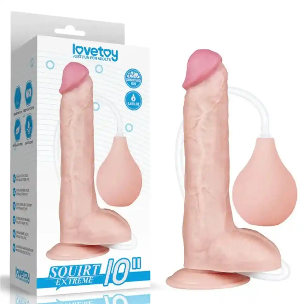 Dildo Eyaculador 10” Squirt Extreme