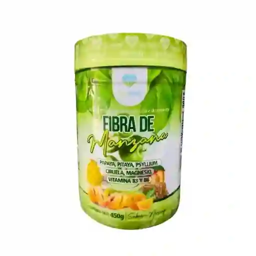Fibra De Manzana, Papaya, Pitaya, Ciruela, Magnesio, Vitaminas B3 Y B6 Pote X 450g