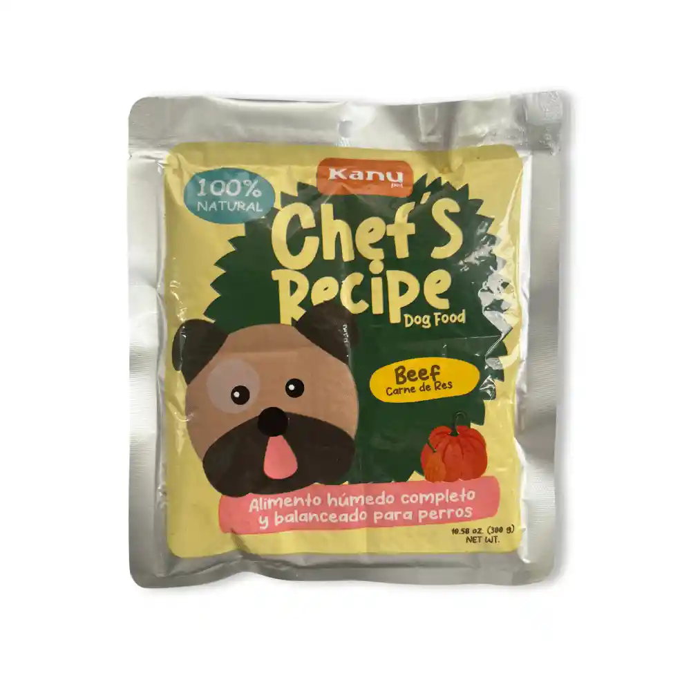 Kanu Pet Chefs Recipe Carne Para Perros X 300 Gr