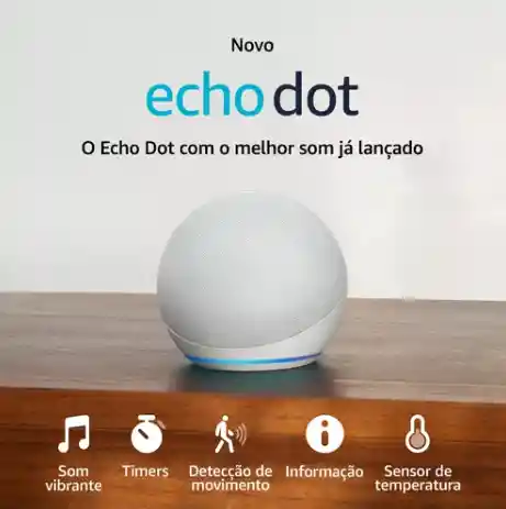 Altavoz Inteligente Amazon Echo Dot 5ta Generacion (blanco)