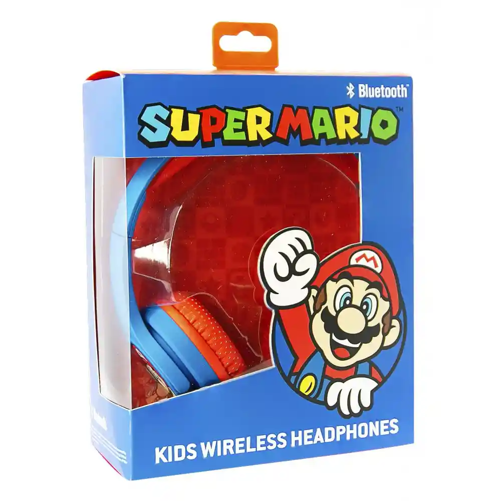 Auriculares Infantiles Sin Cable Super Mario Con Tecnología Bluetooth